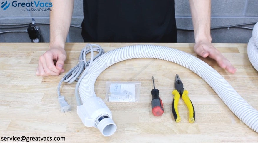 Converting A Prolux Central Vacuum Hose