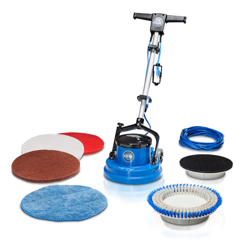 Prolux Core 15" Heavy Duty Single Pad Commercial Polisher Floor Buffer Machine Scrubber Loaded Version