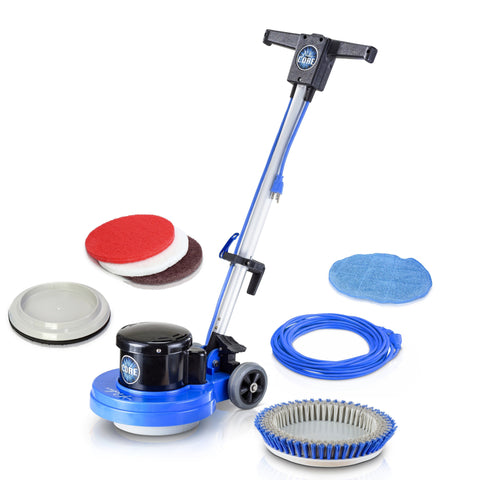 Prolux Core Heavy Duty Commercial Polisher Floor Buffer Machine Scrubber and 5 Pads