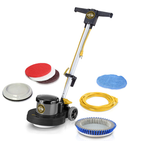 Prolux PLC13L 13" Heavy Duty Commercial Polisher Floor Buffer Machine Scrubber and 5 Pads