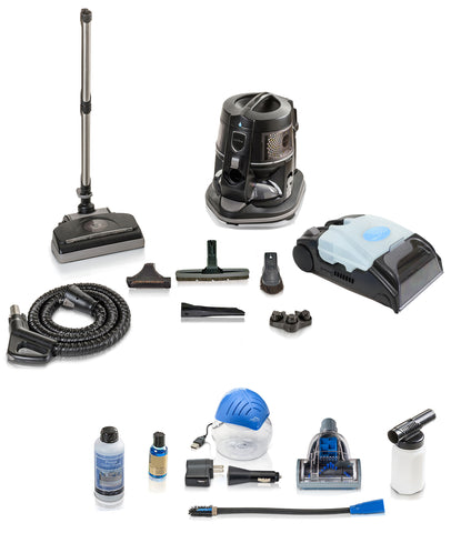 Rainbow E2 BLACK 2 Speed Model Type 12 Vacuum Cleaner with Aquamate Shampooer and 5 Year Warranty