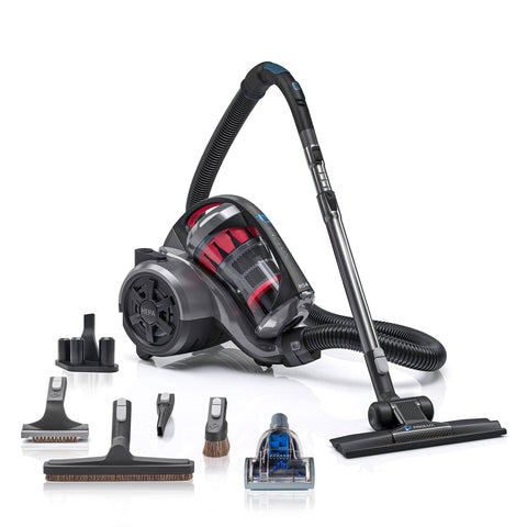 Prolux RS4 Lightweight Bagless Canister Vacuum with HEPA Filtration Premium Button Lock Tools and Automatic Cord Rewind